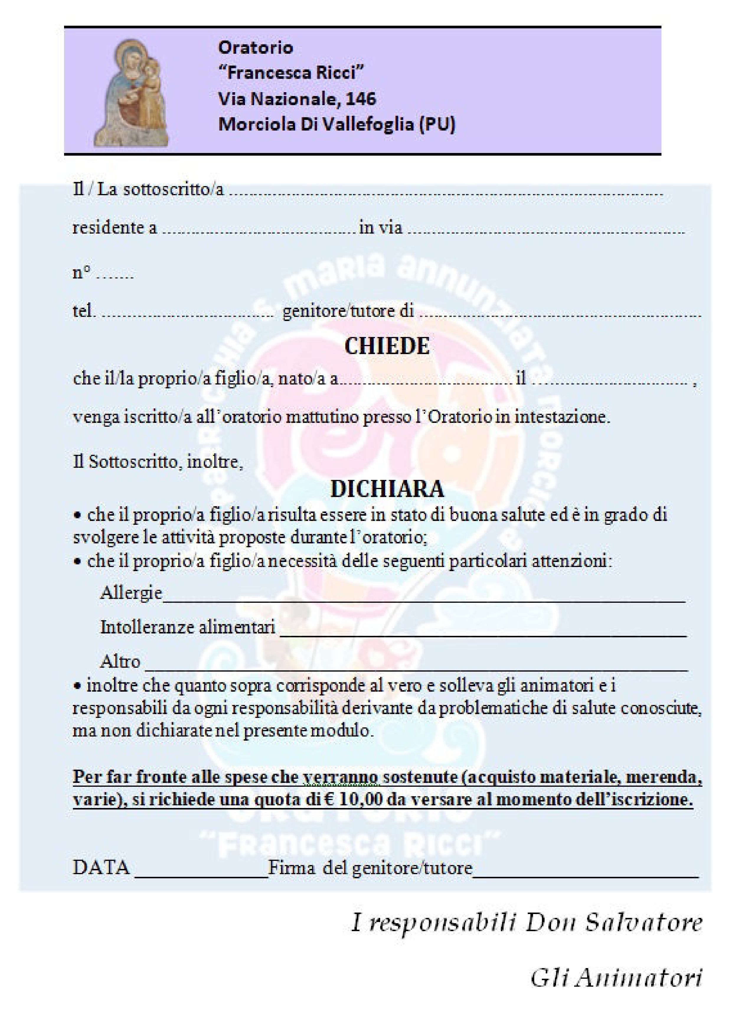 Autorizzazione SITO
