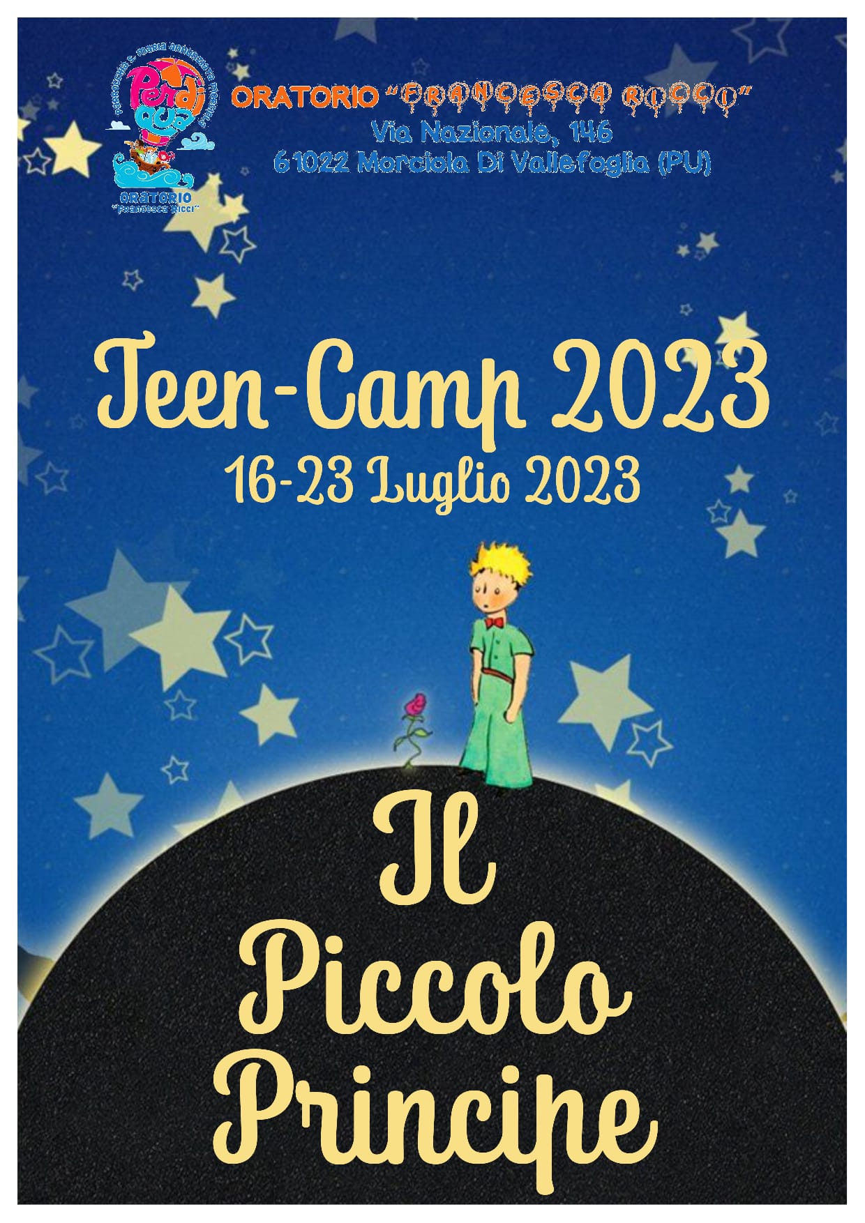 Teen Camp Morciola Piccolo Principe 2023