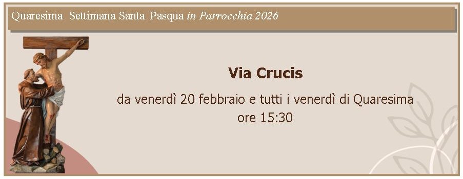 Via Crucis post quaresima pasqua 2026